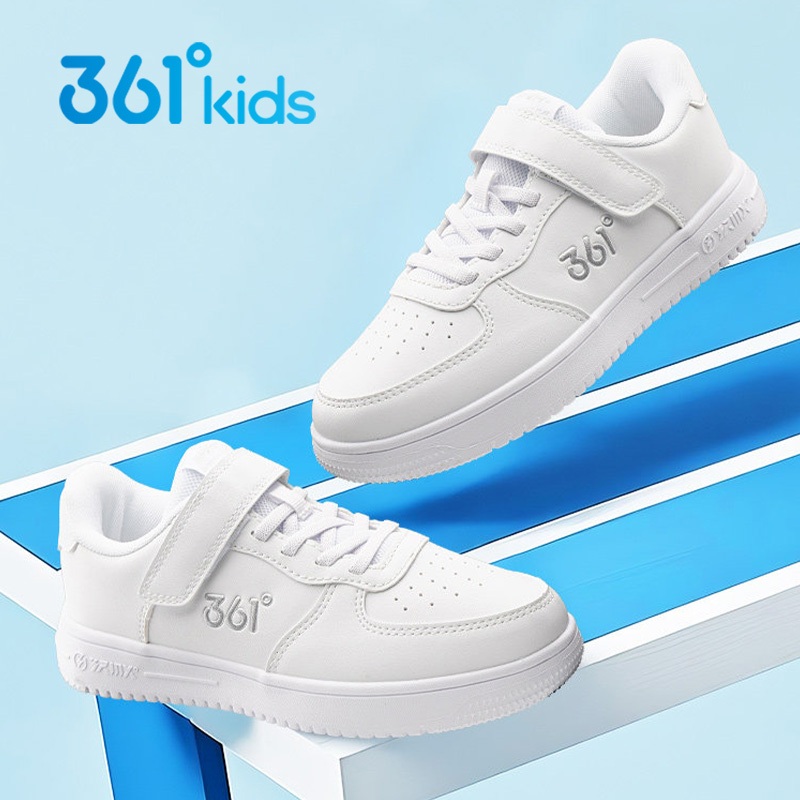 Giày Boardshoes Trẻ Em 361 Độ Thoải Mái Dạo Phố Đơn Giản Cho Trẻ Trung Và Người Lớn giày trắng đi học