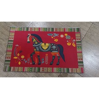 ☀Thảm trải sàn năm mới Thảm trải sàn trang trí ngày lễ Thảm cửa chống trượt Chống mài mòn Thảm chân dễ chăm sóc Hàng có sẵn GZ1F
