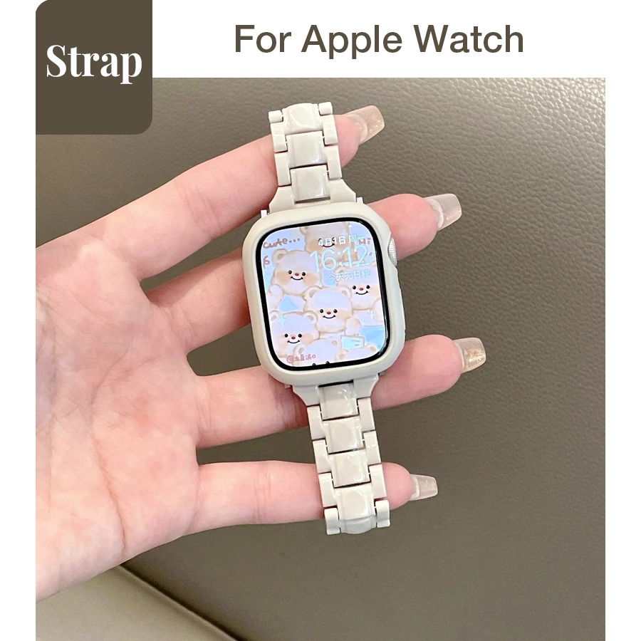Khóa bướm giảm béo ba hạt hình kim cương dành cho nữ cho Apple Watch S11 SE3 Ultra3 S10 S9 S8 SE S7 S6 Ultra 49mm 46mm 42mm 40mm 44mm 41mm 45mm Iwatch Band