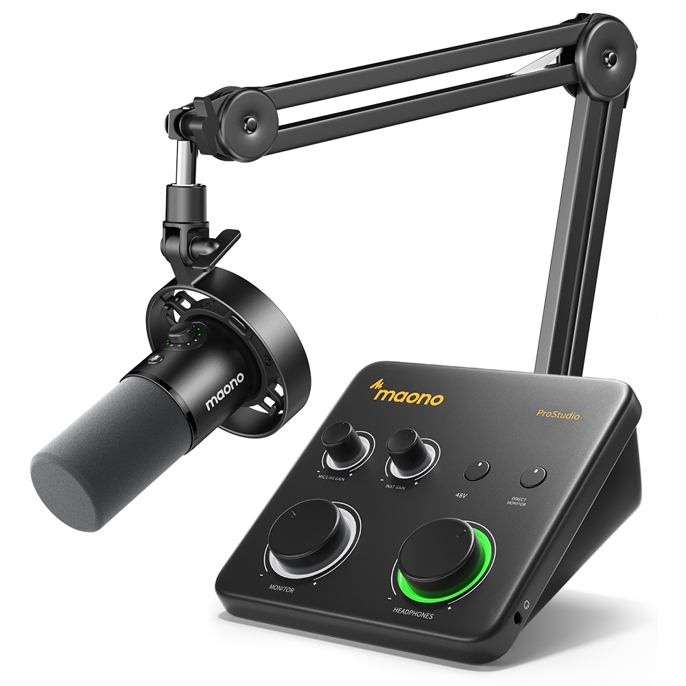 Thẻ âm thanh giao diện âm thanh Maono PS22 Lite với đầu vào XLR Phần mềm định tuyến 24 bit / 192kHz Trình điều khiển LOOPBACK ASIO để ghi âm nhạc, Guitar, Studio gia đình, Phát trực tuyến, PC | BigBuy360 - bigbuy360.vn