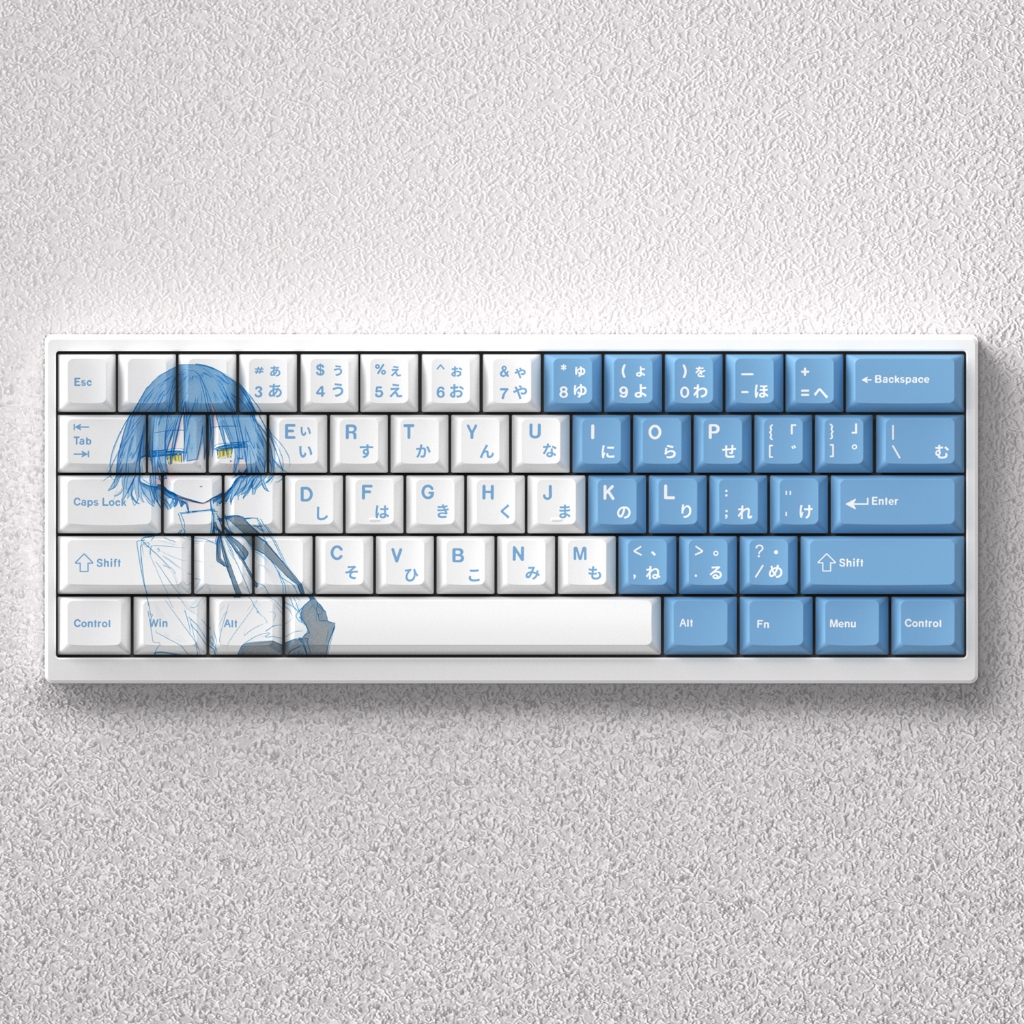 Vanso Yamada Ryō Keycaps - Chất liệu PBT hồ sơ anh đào, In nhuộm năm ...