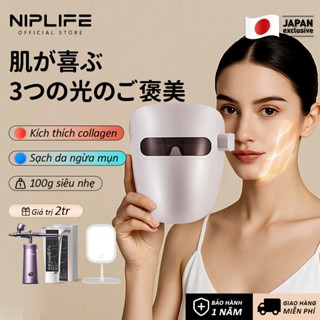 Mặt Nạ Ánh Sáng Sinh Học NIPLIFE EM-01 Công Nghệ Ánh Sáng Sinh Học Giúp Trẻ Hóa Làn Da Hiệu Quả