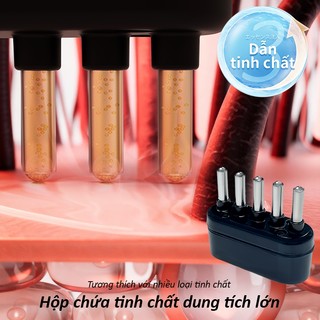 Lược massage da đầu điện NIPLIFE HB-01 Scalp - Hộp đựng serum tích hợp - Hồng ngoại - Chống nước