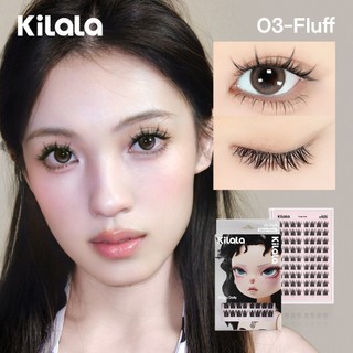 Kilala Mi giả sẵn keo Lông mi giả tự dính Edgy Dolly Eyelashes –không cần keo chiều dài：12-13/14mm  Mi cong dày nổi bật, hiệu ứng mắt búp bê to tròn, sắc sảo ( Flick/ Whisper/ Fluff/ Mesh )