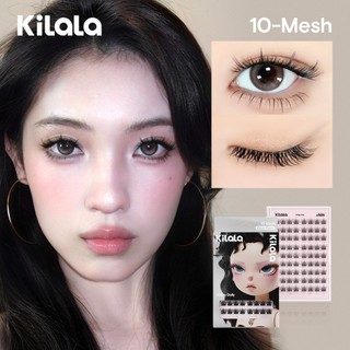 Kilala Mi giả sẵn keo Lông mi giả tự dính Edgy Dolly Eyelashes –không cần keo chiều dài：12-13/14mm  Mi cong dày nổi bật, hiệu ứng mắt búp bê to tròn, sắc sảo ( Flick/ Whisper/ Fluff/ Mesh )