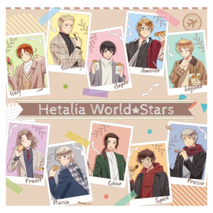Hetalia World Stars - "Ăn Trong Khi Đi Bộ" Nhân Vật Acrylic Đứng Hình Anime Hàng Hóa