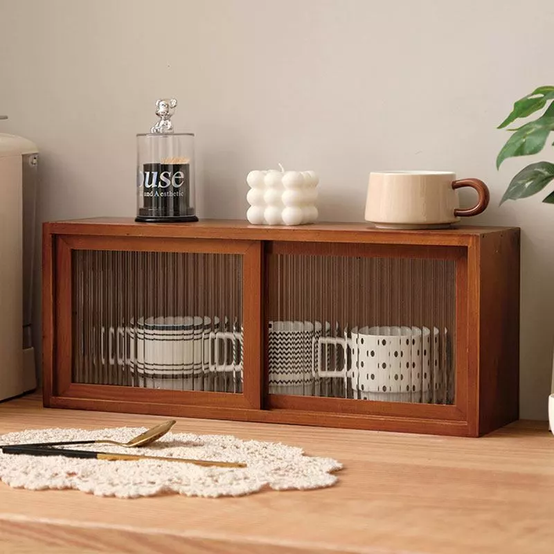 Hộp Đựng Trà Bộ Trà Giá Để Đồ Cốc Giá Để Đồ Tủ Chống Bụi Hộp Trang Sức Chăm Sóc Da Sản Phẩm Hộp Bảo Quản — ảnh 1