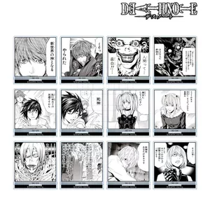 Death Note Black & White Manga Art Acrylic Stand Light Yagami với trích dẫn Bảng điều khiển gốc sưu tập