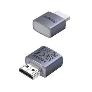 HDMI Dummy Plug 4K60Hz Ugreen Độ phân giải tùy chỉnh Plug & Play Bugi giả có đèn LED hỗ trợ Windows, macOS & Linux