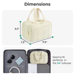 BAGSMART Túi đựng đồ vệ sinh du lịch Túi đựng mỹ phẩm nhẹ có túi xách nữ xách du lịch đựng mỹ phẩm đồ du lịch đa năng — ảnh 2