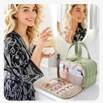 BAGSMART Túi đựng đồ vệ sinh du lịch Túi đựng mỹ phẩm nhẹ có túi xách nữ xách du lịch đựng mỹ phẩm đồ du lịch đa năng — ảnh 8