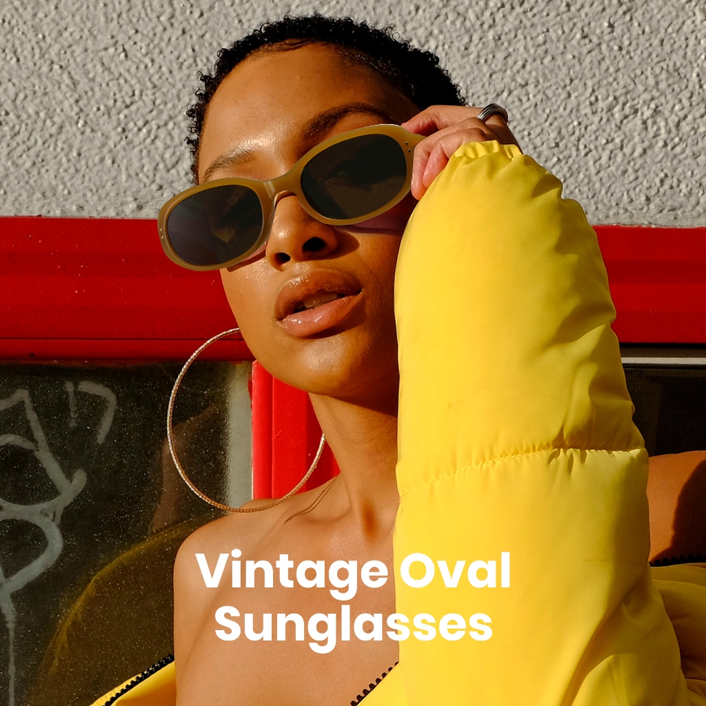 Cyxus Kính Mát Retro Gọng Oval Thời Trang Chống Tia UV400 Cho Cả Nam Và Nữ Phù Hợp Đi Biển Và Hoạt Động Ngoài Trời 1057