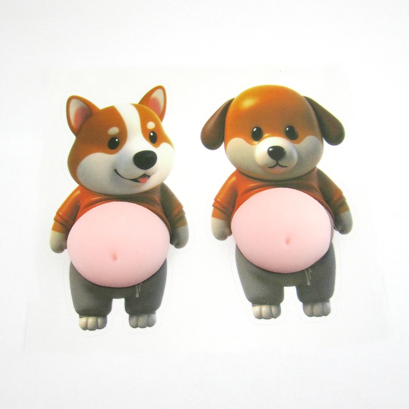 Dễ Thương Bong Bóng Dán Squeezable Dễ Thương Vui Nhộn Đề Can Trẻ Em Sổ Lưu Niệm Đề Can Hình Dán Động Vật Cho Tiệc Gia Đình