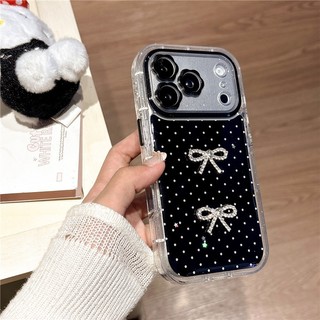IPhone 17 Pro max 16 Pro Max Dot Brogue họa tiết TPU + Nhúng trong vỏ điện thoại chất liệu keo