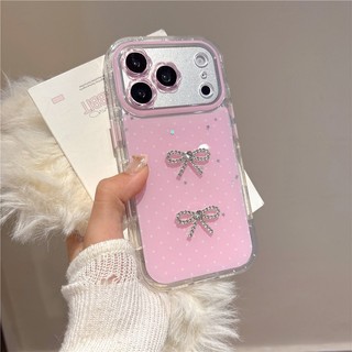 IPhone 17 Pro max 16 Pro Max Dot Brogue họa tiết TPU + Nhúng trong vỏ điện thoại chất liệu keo