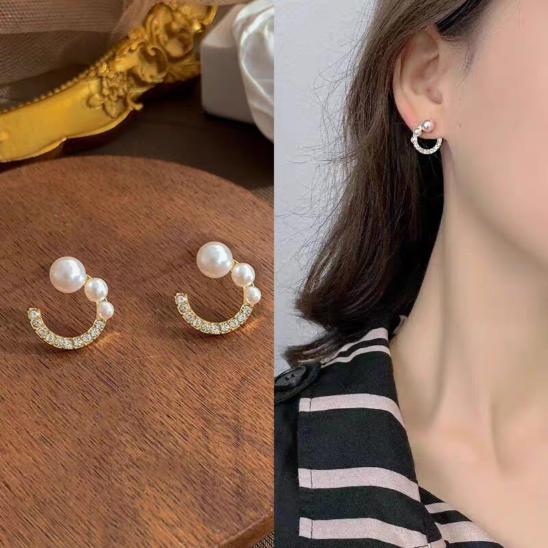 Bông tai nữ cổ điển sang trọng, thiết kế tinh tế