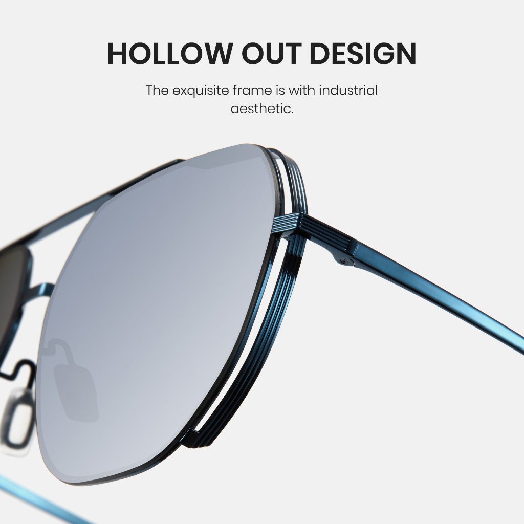Cyxus Kính Mát Phân Cực Aviator Nam Chống Tia UV400 Đa Dụng Lái Xe Leo Núi Ngoài Trời 1046