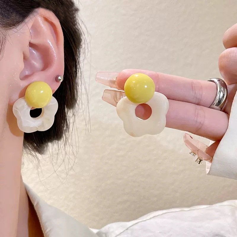 Bông Tai Phong Cách Mới, Sang Trọng Xuất Xứ Hàn Quốc, Thích Hợp Xu Hướng Thời Trang
