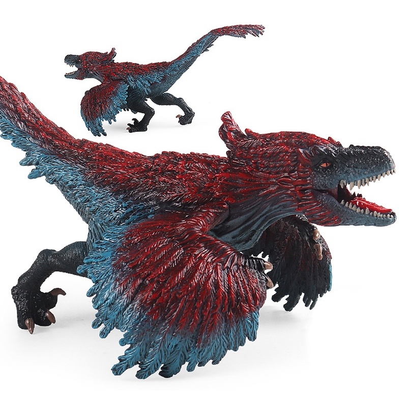 Kẻ Trộm Lửa Rồng Pyroraptor Mô Hình Khủng Long Đồ Chơi Mô Phỏng Động Vật Hoang Dã Nhựa Chắc Chắn Phim Kỷ Jura Giống Như Trẻ Em Nhận Thức