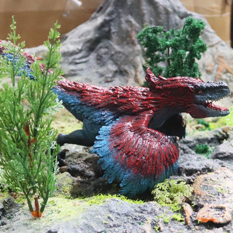 Kẻ Trộm Lửa Rồng Pyroraptor Mô Hình Khủng Long Đồ Chơi Mô Phỏng Động Vật Hoang Dã Nhựa Chắc Chắn Phim Kỷ Jura Giống Như Trẻ Em Nhận Thức
