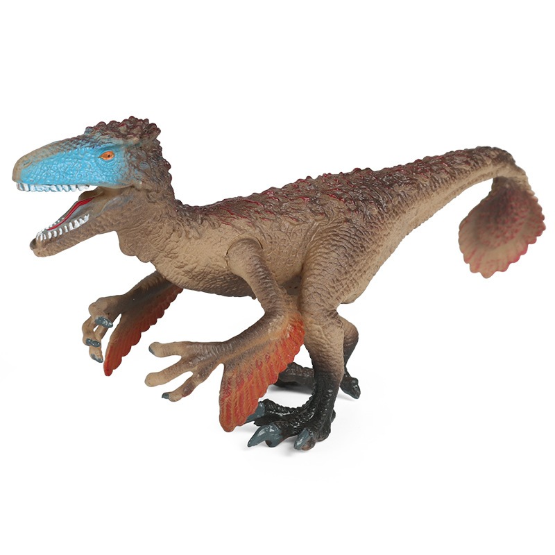 Kỷ Jura Trẻ Em Mô Phỏng Khủng Long Đồ Chơi Động Vật Chắc Chắn Utahraptor Utahraptor ostrommaysorum Swift Raptors Mô Hình Khủng Long Handmade Trang Trí