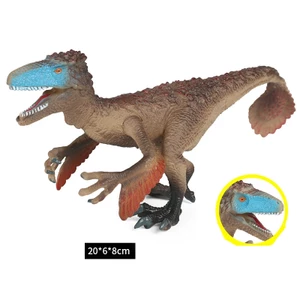 Kỷ Jura Trẻ Em Mô Phỏng Khủng Long Đồ Chơi Động Vật Chắc Chắn Utahraptor Utahraptor ostrommaysorum Swift Raptors Mô Hình Khủng Long Handmade Trang Trí