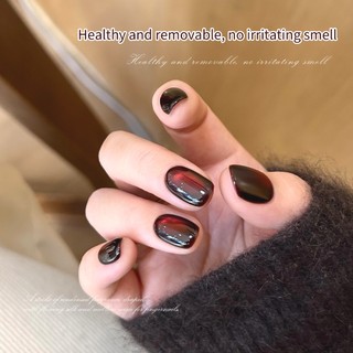 [ANNIES] Deep Red Cat 's Eye Nail Polish Keo làm trắng Cherries Rượu vang sâu Cửa hàng làm móng tay màu đỏ chuyên dụng