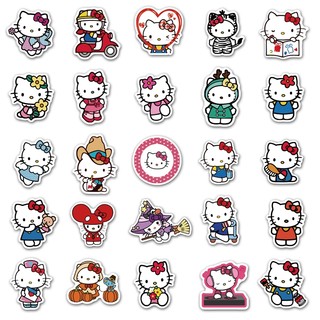 Bộ 50 Anime Hello Kitty Miếng Dán DIY Ván Trượt Laptop Chống Thấm Nước Miếng Dán Đồ Chơi Trẻ Em Quà Tặng
