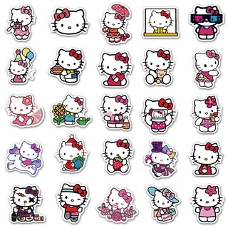 Bộ 50 Anime Hello Kitty Miếng Dán DIY Ván Trượt Laptop Chống Thấm Nước Miếng Dán Đồ Chơi Trẻ Em Quà Tặng
