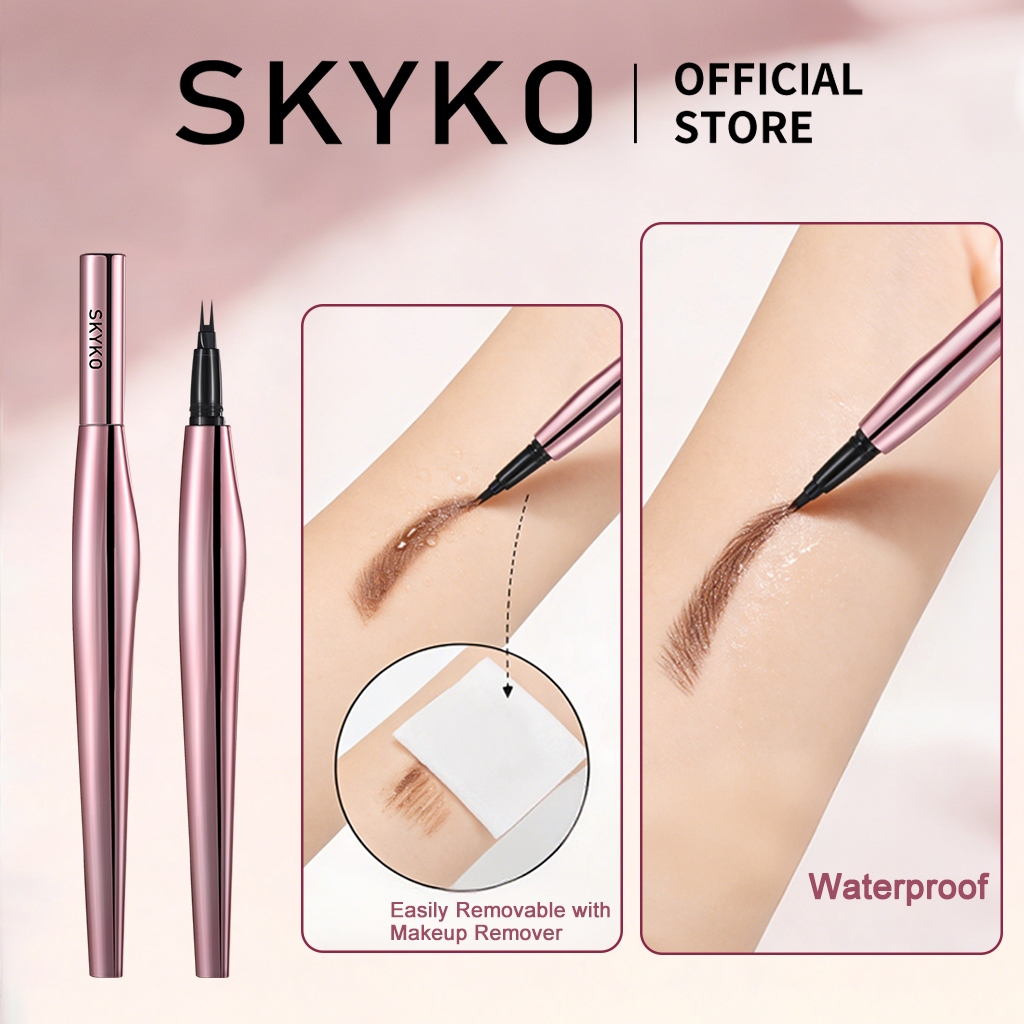 Bút kẻ mày dạng lỏng SKYKO Bút chì lông mày chống nước 3 màu