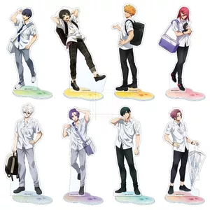 Bộ chân đế Acrylic dòng mưa mùa thu Blue Lock: Bộ sưu tập hình Anime Yoichi Hyoma Rin Reo