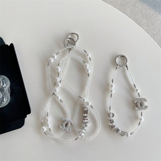 Dây Điện Thoại Di Động Messenger Dây Dài DIY Handmade Hương Thơm Nhỏ Khối Đường Pha Lê Đính Hạt Chống Mất Dây Xích