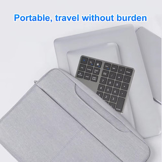 35 Phím Bàn Phím Dual Bluetooth Không Dây Số Pad 2 4G Sạc Mỏng Bàn Phím Cho PC iOS Android Bàn Phím Kỹ Thuật Số