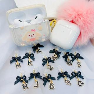 Điện Thoại Di Động Chống Bụi Cắm 1 Nơ Đen Rỗng 26 Chữ Cái Điện Thoại Di Động Chống Bụi Cắm
