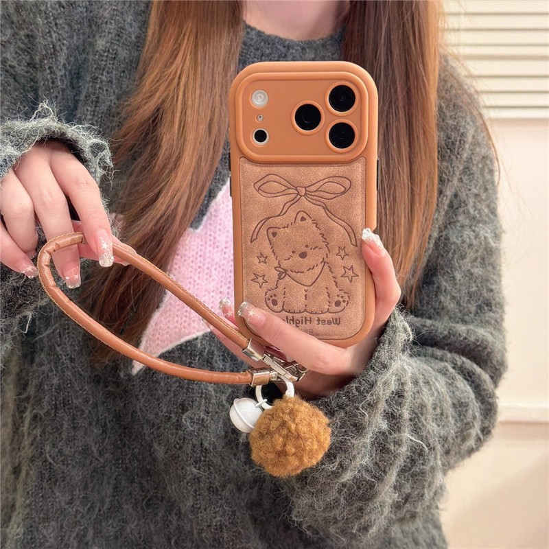 Ốp điện thoại chất liệu PU cho iPhone 17 Pro Max 16 pro max kitty