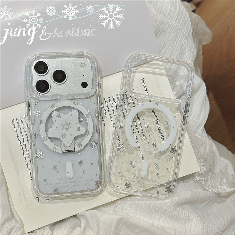 IPhone 17 Pro Max 16 pro max Họa tiết bông tuyết Chất liệu TPU Vỏ điện thoại xử lý IMD