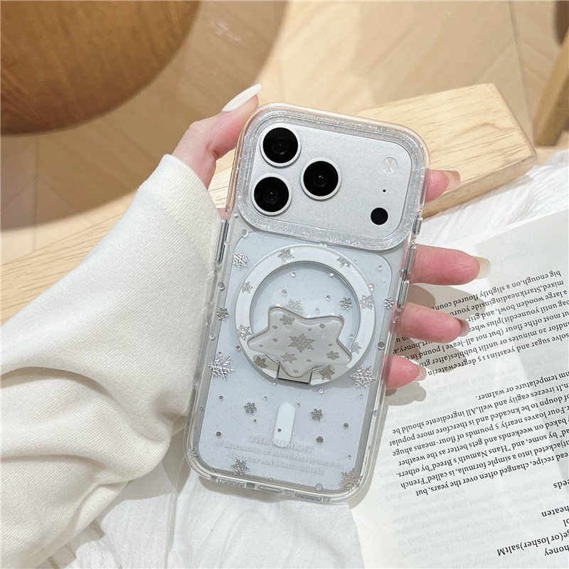 IPhone 17 Pro Max 16 pro max Họa tiết bông tuyết Chất liệu TPU Vỏ điện thoại xử lý IMD