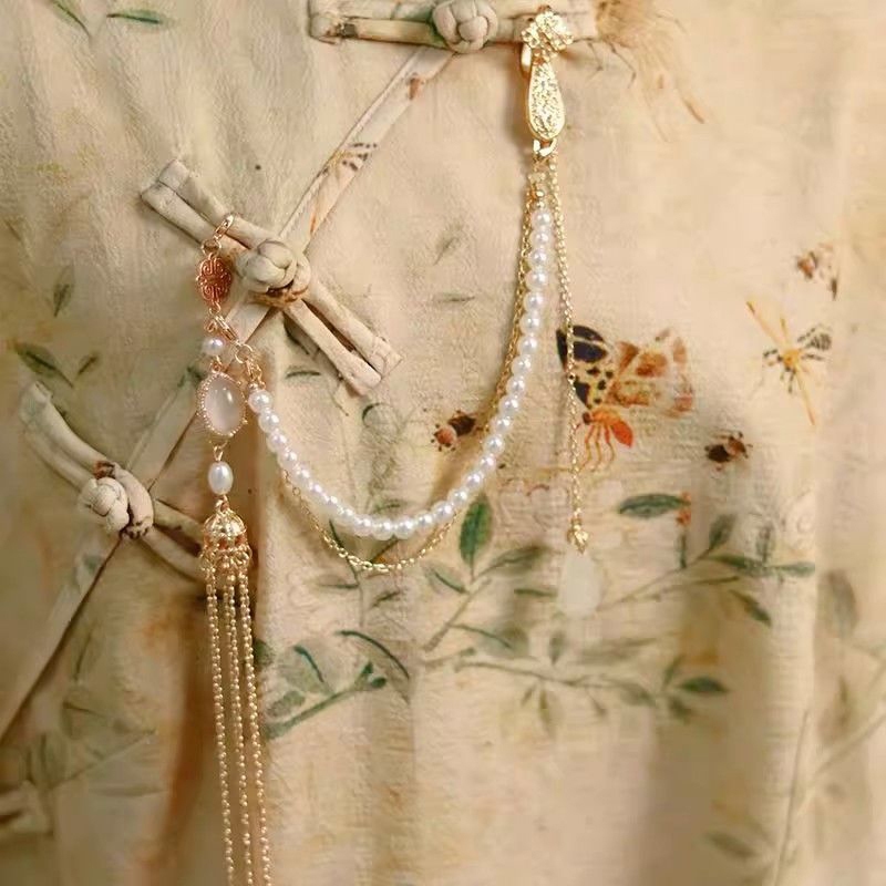 Hanfu Vintage Nữ - Thiết kế Retro Tinh Tế với Sườn Xám Phụ Kiện