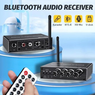 Bluetooth 6.0 Bộ Thu Âm Thanh Bộ Chuyển Đổi ĐẮC Đồng Trục Đầu Vào Quang Học Đĩa U Phát Lại Micro 6.5 Mm Bộ Chuyển Đổi Không Dây 3.5 Mm Aux Đầu Ra RCA