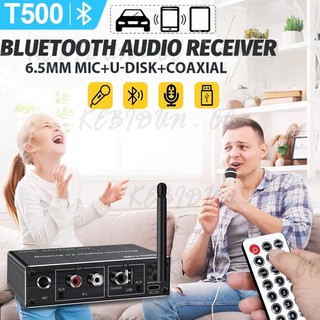 Bluetooth 6.0 Bộ Thu Âm Thanh Bộ Chuyển Đổi ĐẮC Đồng Trục Đầu Vào Quang Học Đĩa U Phát Lại Micro 6.5 Mm Bộ Chuyển Đổi Không Dây 3.5 Mm Aux Đầu Ra RCA