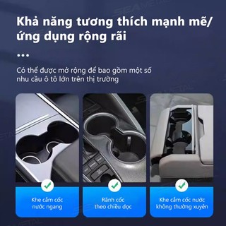 GHẾ Cốc Ô Tô Khay Mở Rộng Cho Thực Phẩm Uống Đồ Ăn Nhẹ Giá Đỡ Đa Năng Tự Động Điều Khiển Trung Tâm Bàn Cho Chai Hỗ Trợ Phụ Kiện
