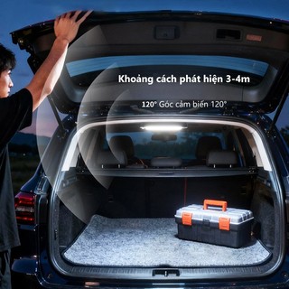 SEAMETAL Cảm biến cơ thể con người Ánh sáng ô tô Trang chủ Đèn cảm biến từ tính Đèn đa chức năng Sạc cáp Type-C
