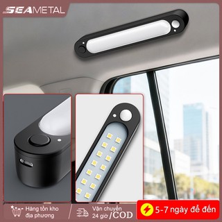 SEAMETAL Cảm biến cơ thể con người Ánh sáng ô tô Trang chủ Đèn cảm biến từ tính Đèn đa chức năng Sạc cáp Type-C