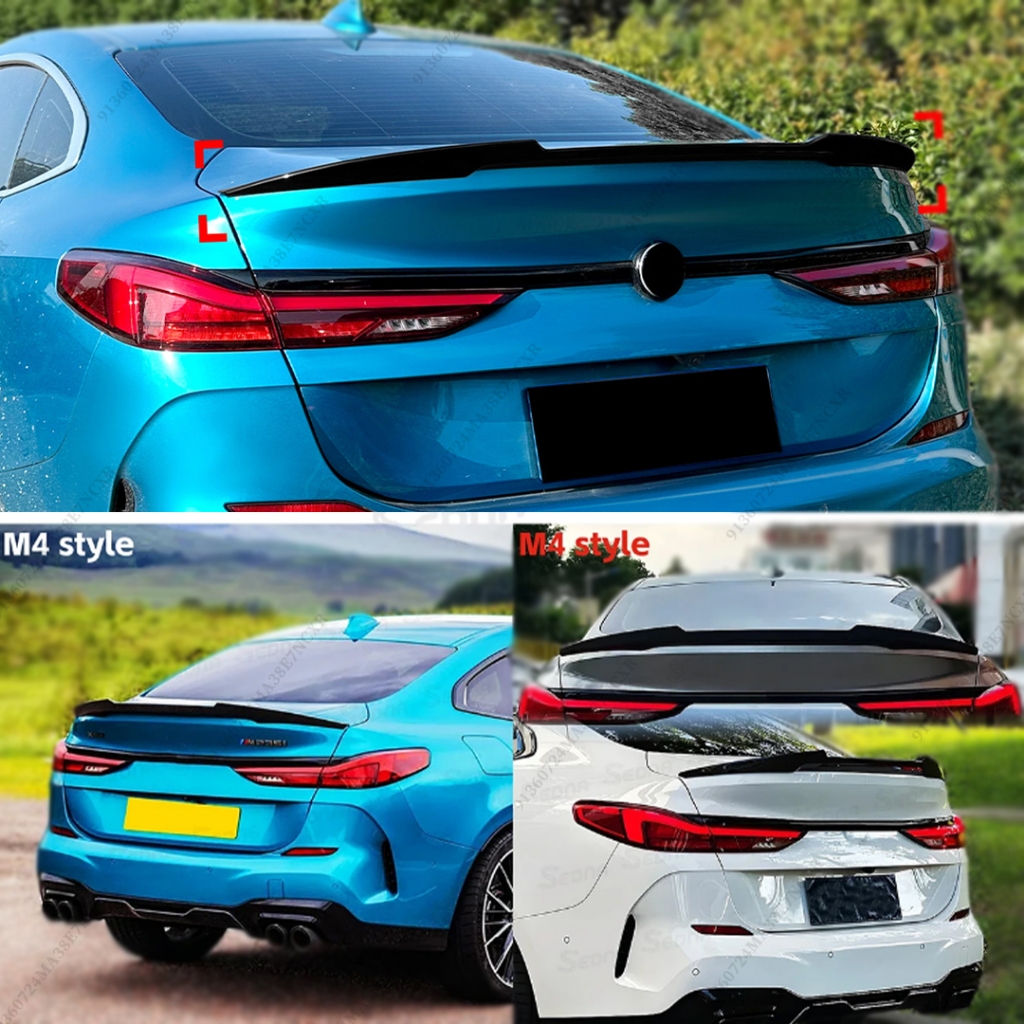 M4 Phong Cách Phía Sau Cánh Cho Xe BMW 2 Series F44 2020 2021 2022 2023 2024 Gran Coupe 4 Cửa Thân Cây Môi Spoiler Air Deflector Điều Chỉnh Phụ Kiện