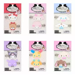 Kẹp Tóc Sanrio Chính Hãng Từ Nhật Bản - Phụ Kiện Tóc Xinh Xắn Cho Kitty, Melody Và Hơn Thế Nữa