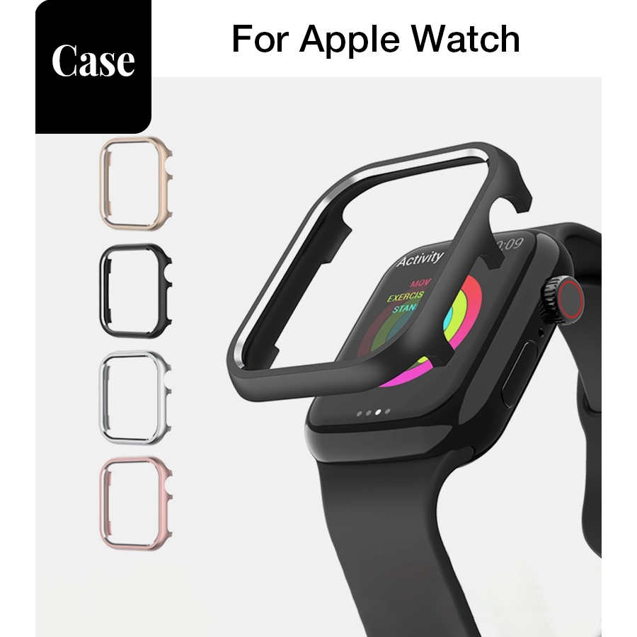 Ốp lưng kim loại chống sốc hợp kim nhôm bán kèm cho Apple Watch S11 SE3 S10 S9 S8 SE S7 S6 46mm 42mm 40mm 44mm 41mm 45mm Iwatch Case