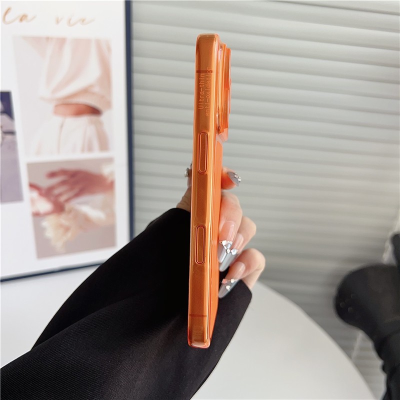 IPhone 17 Pro Max 16 pro max Siêu mỏng ngay lập tức biến thành vỏ mềm có vòng mịn màn hình lụa cho điện thoại di động