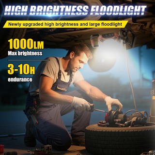 Đèn LED có kẹp từ tính, 3 chế độ ánh sáng, phù hợp cho công việc bàn, xưởng và sửa chữa ô tô.