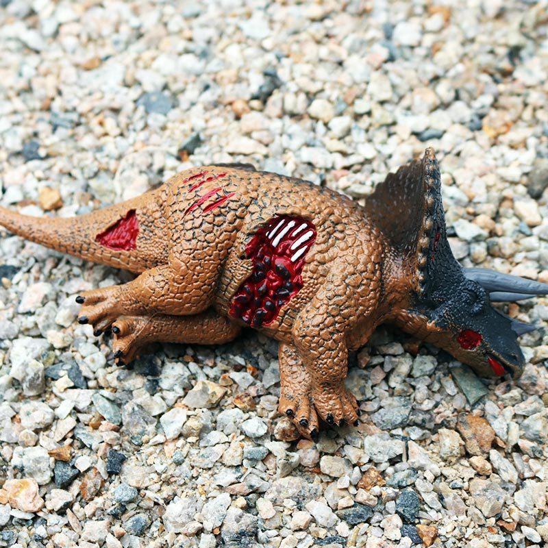 Trẻ Em Chắc Chắn Mô Phỏng Khủng Long Kỷ Jura Mô Hình Cảnh Triceratops Xác Sống Tyrannosaurus Rex Đồ Chơi Khủng Long Trang Trí