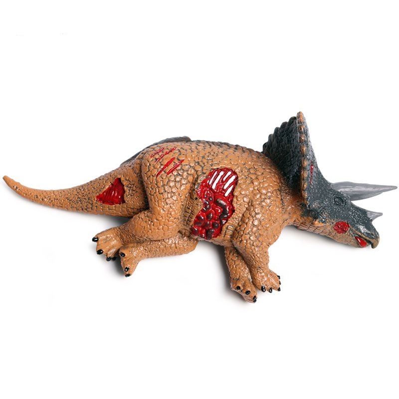 Trẻ Em Chắc Chắn Mô Phỏng Khủng Long Kỷ Jura Mô Hình Cảnh Triceratops Xác Sống Tyrannosaurus Rex Đồ Chơi Khủng Long Trang Trí